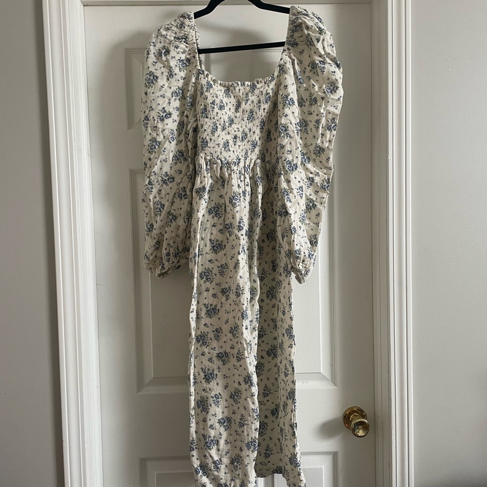 NothingFitsBut blue floral OIA Dress
